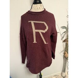 Harry Potter Wizarding World L Sweater Letter R Ron Weasley Wool Silk Scotland